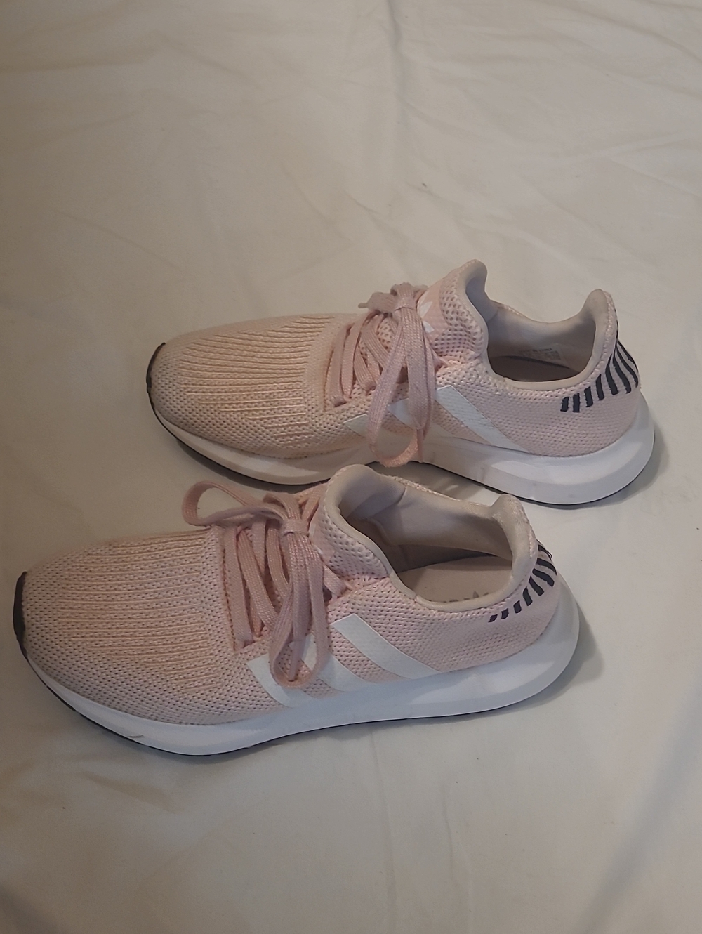 Adidas Swift Run Icey Pink/ Cloud White, Size 7
